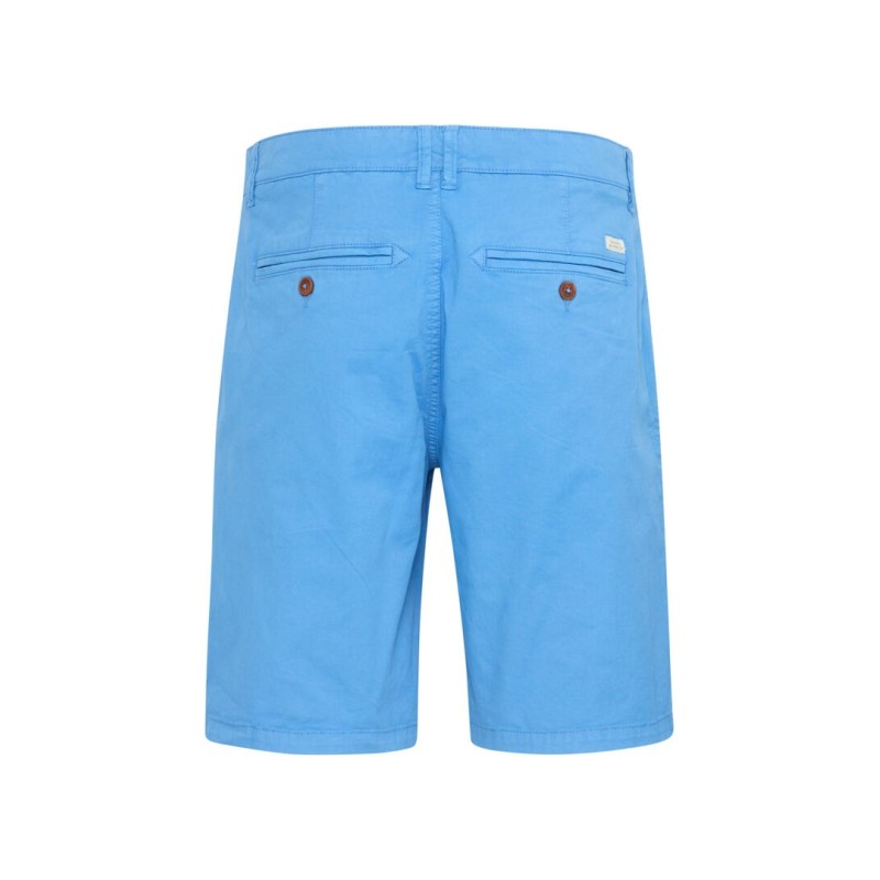 Bermuda azzurro altezza ginocchio con bottone e taschino posteriore – Dieffe Tricot