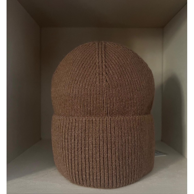 Ribbed viscose beanie