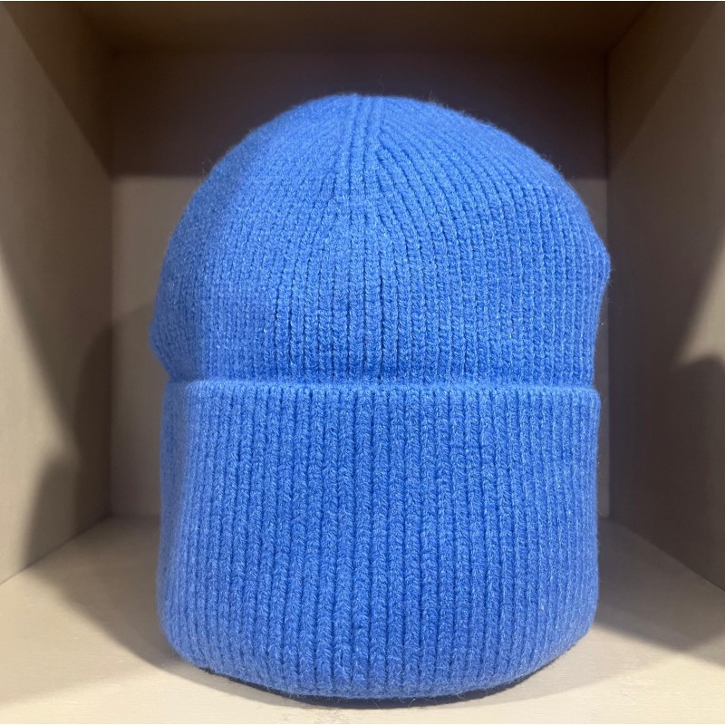 Ribbed viscose beanie