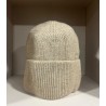 Ribbed viscose beanie