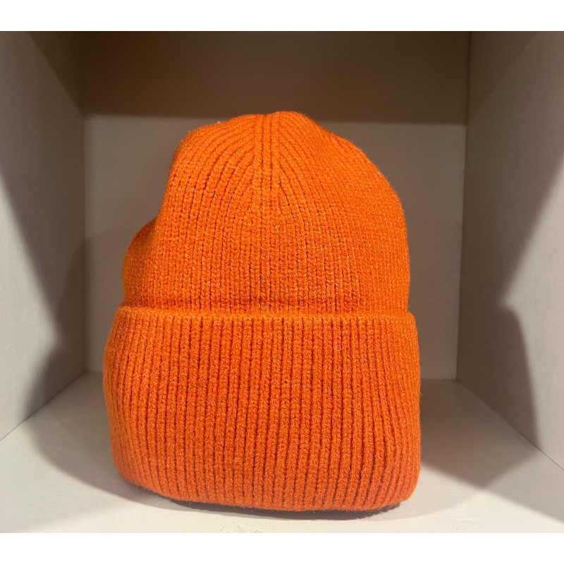 Ribbed viscose beanie