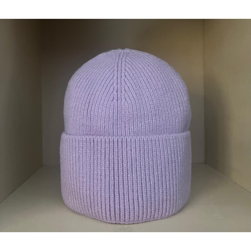 Ribbed viscose beanie