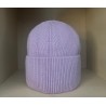 Ribbed viscose beanie