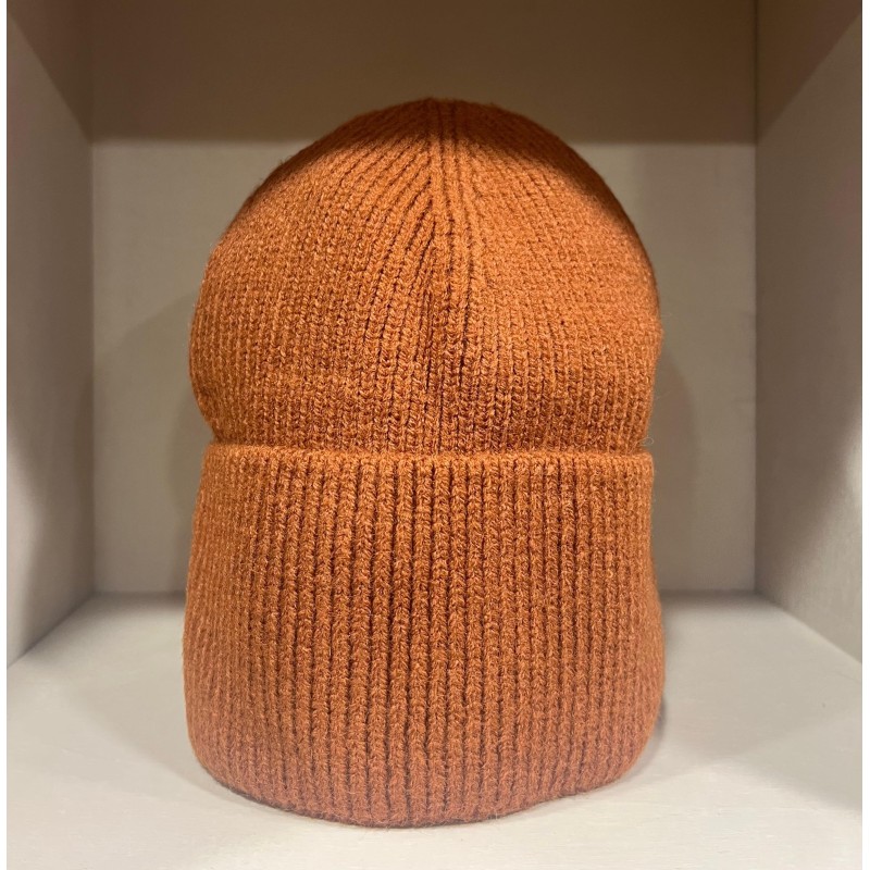 Ribbed viscose beanie