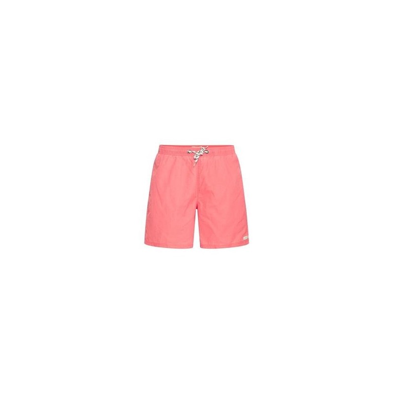Coral solid-color swim shorts with drawstring waist – Dieffe Tricot