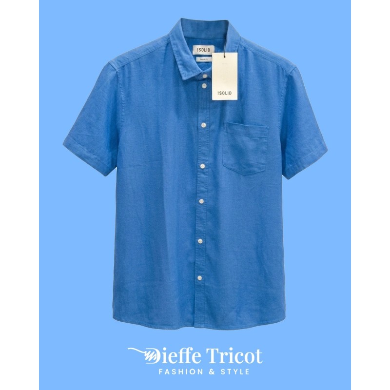 Camicia blu elettrico