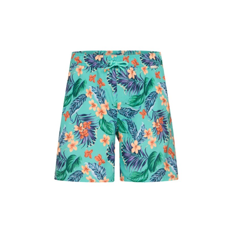 Costume fondo turchese a fiori – Dieffe Tricot