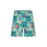 Turquoise floral swim shorts – Dieffe Tricot