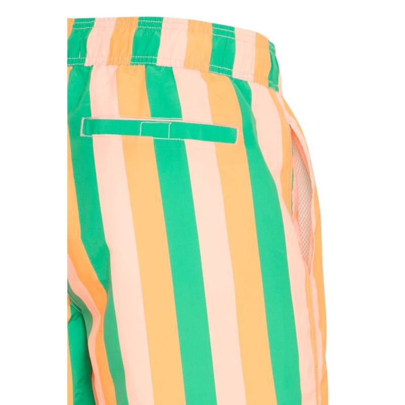 Men’s striped swim shorts with drawstring waist – Dieffe Tricot
