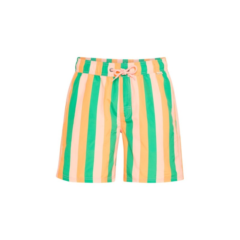 Men’s striped swim shorts with drawstring waist – Dieffe Tricot